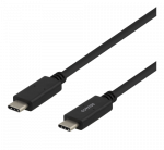 DELTACO USB-C - USB-C laidas, 5Gbit / s, 5A, 2M, juodas USBC-1503