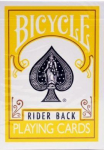 Bicycle Rider Back Kortos (geltonos)