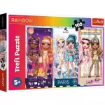 Trefl dėlionė 100 vnt. - Rainbow High lėlės