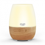 Drėkintuvas Adler | Ultragarsinis aromatų difuzorius | AD 7967 | Ultragarsinis | Tinka kambariams iki 25 m&sup2; | Brownas/Baltas