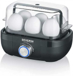 Ecost prekė po grąžinimo SEVERIN EK 3166 Egg Cooker for 6 Eggs with Electronic Cooking Time Monitori