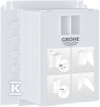 Grohe Rapid SL montavimo liukas S dydžio mygtukui