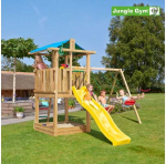 Nsh Nordic Jungle Gym Hut žaidimų bok&scaron;tas, komplektuojamas su sūpynių moduliu, be čiuožyklos (804-282SB)