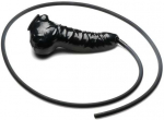 Xr Brands Guzzler Juodas Latex Intimate Sheath with Extended Silicone Tube