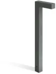 10W LED pastatomas lauko &scaron;viestuvas FLAG 200 BOLLARD, antracito sp. (RAL7021), 3000K, 30&deg;, dimeriuojamas