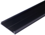 LED juostos profilio dangtelis C10, juodas, 2m