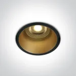 50W LED įleidžiamas &scaron;viestuvas, juodas, GU10, 10105AD/B/BS