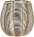 Art-Pol Gold Metalinis arbatinės žvakių laikiklis, auksinis