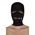 Ouch By Shots Ouch! Extreme Zipper Mask Juodas - Adjustable Eye & Mouth Openings