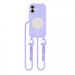 Tech-Protect MagNecklace MagSafe with Lanyard Apple iPhone 16 - dėklas telefonui violetinės spalvos