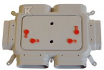 Zehnder ComfoTube flat 51 kolektors, 4 ceļu.