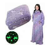 Tamsoje &Scaron;viečiantis Pledas - Džemperis Galaxy