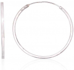 Sidabriniai auskarai &ndash;žiedai - 40 mm. - 4.4 g.