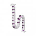 Spacetronik Kabelių organizatorius SPK-132WP baltas magnetas