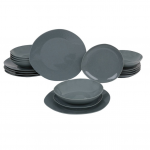 Lėk&scaron;čių rinkinys skirtas 6 asmenims AMBITION Organic (18 vnt.), Melsvos spalvos