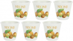 LA PORCELLANA BIANCA LIQUORELLI 6 stiklinių rinkinys nocino likeriui 75 ml