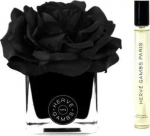 Set Herve Gambs: Ombre Patchouli, Room Pur&scaron;kiklis, 10 ml + Juodas Couture Flower, Porcelain, Aroma Reed Diffuser, Juodas