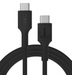 Green Cell Kabelis Žalias Cell PowerStream USB Type-C Male - USB Type-C Male 100W Juodas 1.2m