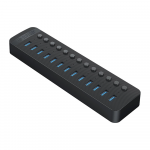 Orico CT2U3-13AB 13x USB-A 3.0 Hub with Switches - juodos spalvos