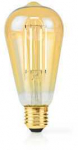 Nedis LBDE27ST64GD1 LED lempa Labai &scaron;ilta &scaron;viesa, &Scaron;iltai balta 2100 K 4.9 W E27 F