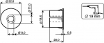SET OF SNAP-IN MOUNTING COLLARS MC300-S31W ALARMTECH
