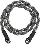 ARTISANARTIST Artisan & Artist I ACAM-708 I Spiral Cord Strap (Long), Juodas/Baltas
