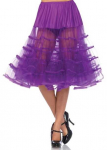Leg Avenue Europe Violetinis iki kelių ilgio tiulio sijonas