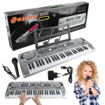 SUPRIMO 824 USB &ndash; klaviatūra su mikrofonu, skirta mokytis groti, skirta vaikams