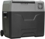 Automobilinis 50L &scaron;aldytuvas su kompresoriumi, skirtas kelionėms kempinge 12/24V DC ir 110-240V AC