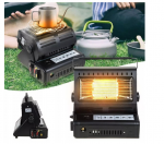 Happy People AN SS-03 Turistinis dujinis &scaron;ildytuvas viryklė su 4 dujų balionais