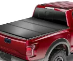 Tri-Fold dangtis Toyota Tacoma, pikapui, su LED, aliuminis, 2016-2023 m., neper&scaron;lampamas, bagažinės uždangalas, krovinių skyriaus danga