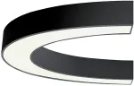 73W LED lubinis &scaron;viestuvas SEMI, juodas, 3000K, DALI, 1800mm, 3918-0118-3-B-D3
