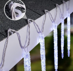 Happy people DU-18 &scaron;altai balti LED lauko varvekliai flash