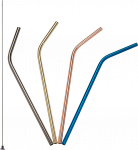 Lurch Ag Vokietija Daugkartiniai, nerūdijančio plieno &scaron;iaudeliai (4 vnt.), spalvoti