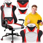 Žaidimų kėdė, ergonomi&scaron;ka biuro kėdė, patogi kompiuterio kėdė, reguliuojamo auk&scaron;čio žaidimų sėdynė, supama kėdė