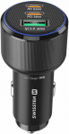 Įkroviklis Swissten Car Charger 2x USB-C PD / USB / 95W
