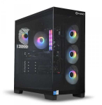 Stacionarus kompiuteris Hiro kompiuteris &bdquo;Aurora&ldquo; su AMD Ryzen 5 7500X3D procesoriumi, Intel ARC B580 12 GB procesoriumi, 32 GB RAM, 1 TB SSD disku, Wi-Fi, W11H