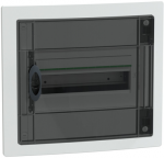 Schneider LVSXP113 PrismaSeT XS 1x13 PSXS-1-13-PT-P skirstomieji įrenginiai, įleidžiami į žemę, skaidrios durys, IP40 IK09 LVSXP113