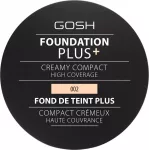 Gosh, Plus, Compact Foundation, 002, Ivory, 9 g