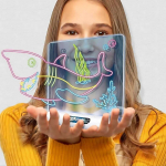 WOOPIE 3D Pie&scaron;imo Lentelė su LED Ap&scaron;vietimu