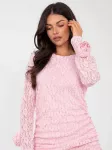 Suknelė Italy Moda Sukienka-IT-SK-9913.30-jasny rožinė