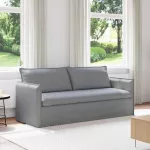 Sofa &Scaron;viesiai pilka 195 x 82 x 85 cm Metalas