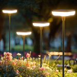 Ainostone saulės &scaron;viestuvų rinkinys, lauko LED, IP65, 34 lm, 1000 mAh, 4 vnt., AS0211-eupa