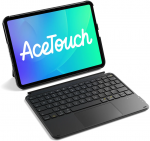 Inateck Ultraleichte Tastaturh&uuml;lle, juodas f&uuml;r iPad 11" (A16 2025), iPad 10, iPad Air 11" M3/M2 (2025/2024), iPad Air 7/6/5/4, iPad Pro 11" 4/3/2/1,