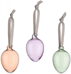 Iittala Stiklo kiau&scaron;iniai velykinė dekoracija 60 mm 3 vnt. spring
