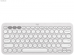 Logitech Pebble Keys 2 K380s Belaidė klaviatūra RF belaidė+Bluetooth, US INT (Qwerty), Tonal Baltas