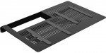 Multibrackets M Pro serija &ndash; mažo spausdintuvo &scaron;oninė lentynėlė, lentynėlė, juoda, plienas, 483 mm, 300 mm, 37 mm