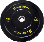 Guminė svarmenų plok&scaron;tė inSPORTline Bumper Plate Lite 15 kg 50 mm