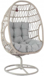 Home4you Poilsio krėslas CASSIA Besisukantis 85x85xH151cm Smėlio