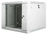 Rack spinta Lanberg WF01-6609-10S (9U; 500mm / 600mm / 600 mm; sieninė; stiklinės; 19''; pilkos spalvos)